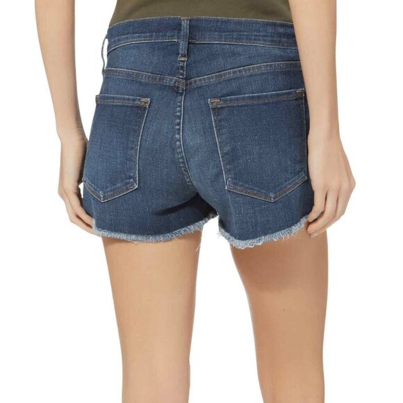 NWT Frame Le Medium Wash Stretch Cutoff Shorts - Picture 4 of 5